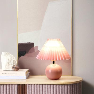China 25X 25 x 27CM Bedside Table Lamp Multi Coloured Ceramic Table Lamp for sale