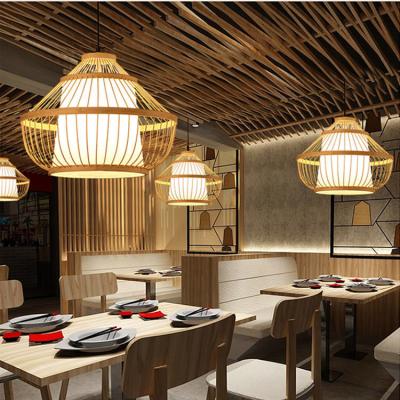 China Homeware Hanging Indoor Bamboo Bedroom Pendant Light Vietnam Style for sale