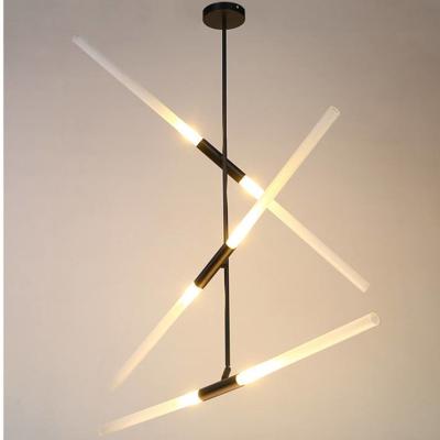 China Simple Personality Art Restaurant Chandelier Hotel Front Desk Branch  Pendant Light for sale