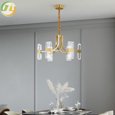 China Nordic Luxury Simple Gold Classic Led Pendant Light Chandelier For Living Room Dining Room Bedroom for sale
