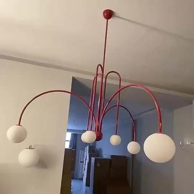 China Iluminación simple del diseñador del vidrio moderno de Line Pendant Lamp G9 LED en venta