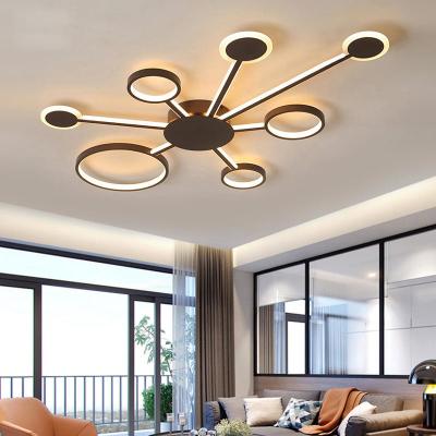 China Creative Round Acrylic LED Ceiling Light Indoor LED Pendant Light for sale