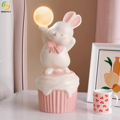Chine Cute Rabbit Table Lamp For Bedroom Living Room Study Children'S Room à vendre