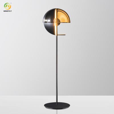 China 30 X 155cm Modern Art LED Black Floor Lamp For Living Room Bedroom Study for sale