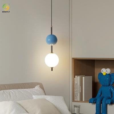 China D12 X H38CM Modern Simple Line Pendant Light For Bedside Bedroom Study Living Room for sale