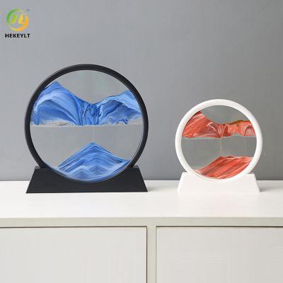 China 3D Decompression Creative Quicksand Painting Small Night Light For Home Furnishings for sale