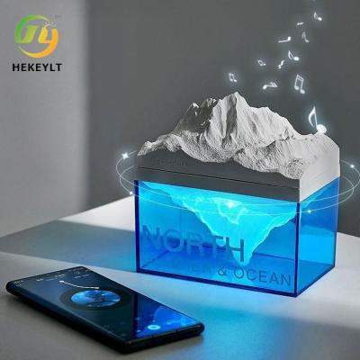 China Iceberg Diffuser Stone Decoration Car Aromatherapy Essential Oil Bedroom Without Fire Aromatherapy Night Light for sale