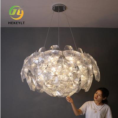 China Creative Petal Living Room Lamp Dining Room Bedroom Decorative Flower Luxury Lamp for sale