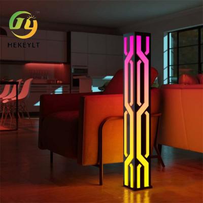 China RGB Dazzling Floor Lamp Living Room Bedroom Study Live Background Atmosphere Light for sale