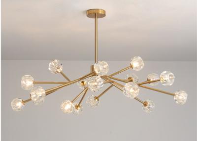 China Rama de árbol interior de oro G9 de la altura los 53cm Crystal Modern Pendant Light en venta