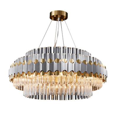 China Shopping Mall Height 36cm LED Dimmable Crystal Pendant Ceiling Light for sale