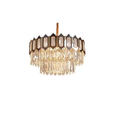 China new design Chandelier Modern Crystal pices Chandelier Lighting hanging LED Ceiling Light Fixture Pendant Lamp for sale