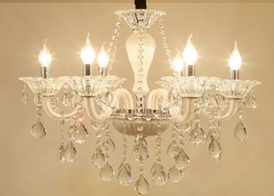 China 360 Degree Beam Angle 950*900mm Indoor E14 Screw Crystal Candle Chandelier for sale