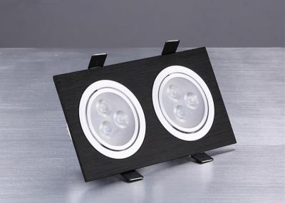China Double Head 3w / 5w / 7w Square Recessed 5730 LED Commercial Light for sale