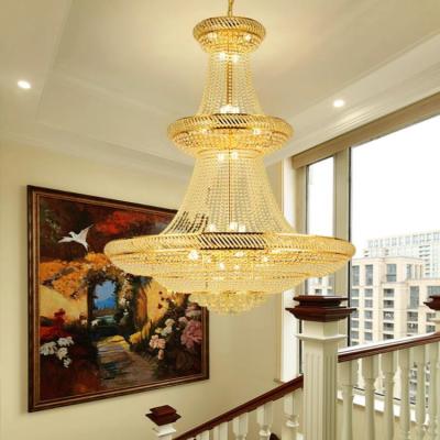 China Diâmetro postmoderno dourado 1000mm do candelabro do restaurante decorativo à venda