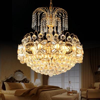China Living Room Hotel Lobby E14 Crystal Pendant Light 80Ra Height 520mm for sale
