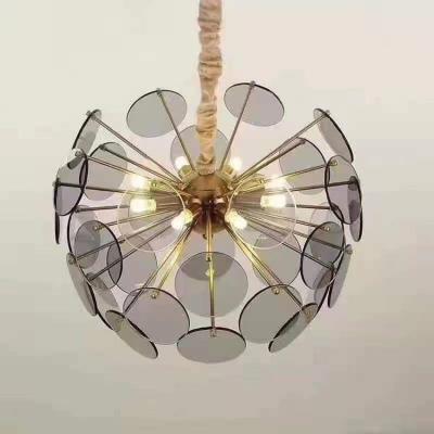 China Postmodern Glass Luxury Bedroom Crystal Pendant Light AV85V Dia 700mm for sale