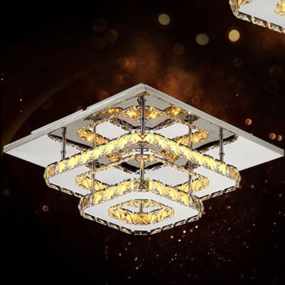 China Comprimento 30cm da luz 24w de Crystal Luxury Bedroom Led Ceiling do corredor à venda