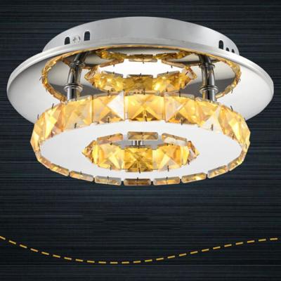 China Diâmetro claro 20cm da lâmpada 265V de Crystal Bedroom Indoor Led Ceiling à venda