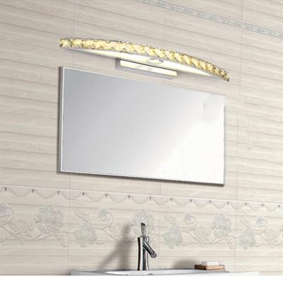 China Residential Wedding Bathroom Led Crystal Mirror Lamp AC265V for sale