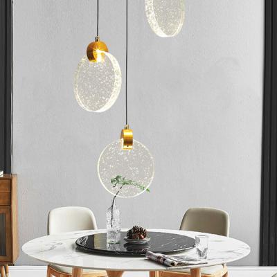 China 3W Living Room Hanging Nordic Pendant Light Dia 130mm Corrosion Resistance for sale