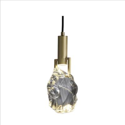China Contemporary Modern Home Fancy Nordic Hanging Crystal Pendant Light Decoration for sale