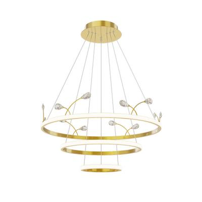 China Decoration Customized Crystal Pendant Light Metal Luxury 60*40*100cm for sale