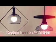 Decoration Modern Amber Glass Pendant Light LED 85 - 265V