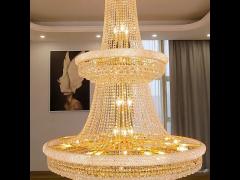Luxury Crystal LED Clear Pendant Light Modern Classic Style