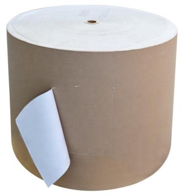 China Customized Size Food Grade Waterproof White PE Coated Kraft Paper Jumbo Roll for sale