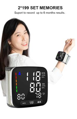 China Portable Digital Wrist Blood Pressure Monitor Health Sphygmomanometer Accurate for sale