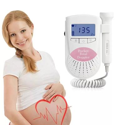 中国 心拍の赤ん坊のモニターのポケット理性的な胎児のドップラー心臓モニター 販売のため