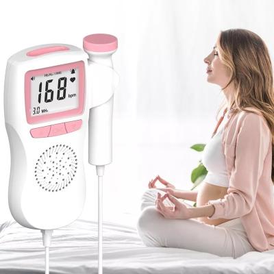 China O hospital do OEM faz à máquina o monitor de coração Fetal Fetal de Doppler das mulheres gravidas portáteis à venda