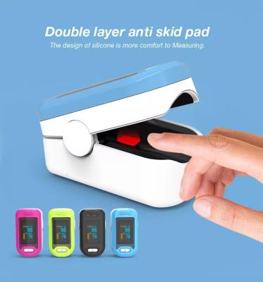 China CE SPO2 Sensor Oximeter Finger Pulse Oximeter With OLED Display OEM for sale