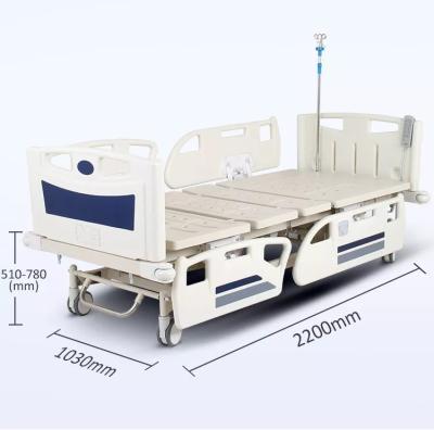 China Cinco cama médica ajustable eléctrica del paciente ICU de la cama del oficio de enfermera de la función ICU en venta