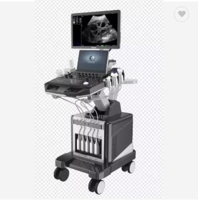 Chine chariot cardiaque Echo Color Doppler Ultrasound Machine à 2D échocardiographie de 3D 4D à vendre