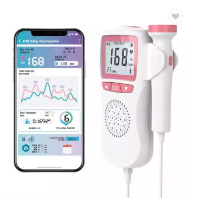 China Pocket Doppler Fetal Portable Baby Heart Rate Monitor Ultrasonic Fetal Doppler for sale