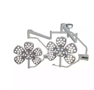 中国 LEDの外科軽い花の形は操作の軽い二重ドームの無影作動ランプを導いた 販売のため