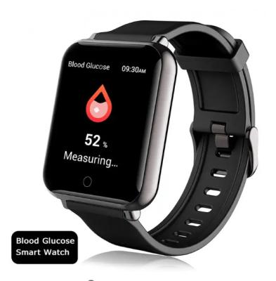 China Sangue não invasor Sugar Glucose Meter Monitor Wrist Smartwatch de Digitas à venda