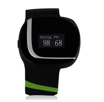 China tipo oxímetro elegante del reloj del pulso de la muñeca del wifi SpO2 de la presión arterial de IPX1 con la ayuda del App en venta