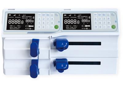 China CE Approved Medical Double Channel Syringe Infusion Pump For Human for sale