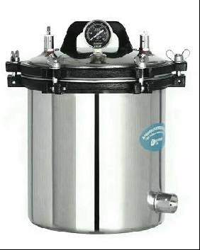 China Portable Pressure Steam Sterilizer Machine Electric Or LPG Heated Lab Dental Autoclave for sale