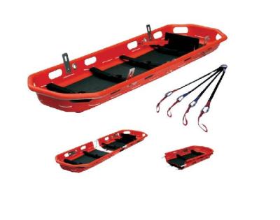 China Fire-Proof Folding Basket Stretcher for Helicopter Rescue Emergency Stretcher for sale