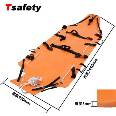 China Single Folding Stretcher Folding Vacuum Mattress Soft Stretcher for Emergency for sale
