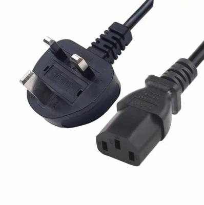 China HENG WELL UK 3 Pin Power Cord For Consumer Electronics 220V - 250V 13A for sale