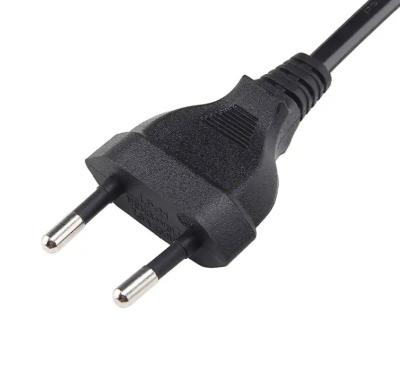 China VDE Certificate EU Power Cord Extension Cable 2.5A 250V 2 Pin for sale