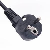 Quality HENG-WELL Wholesale Europe 3 Pin Plug to IEC 320 C13 Power Cord Set PVC 1.8M  1800m m Black Power Extension Cable for sale