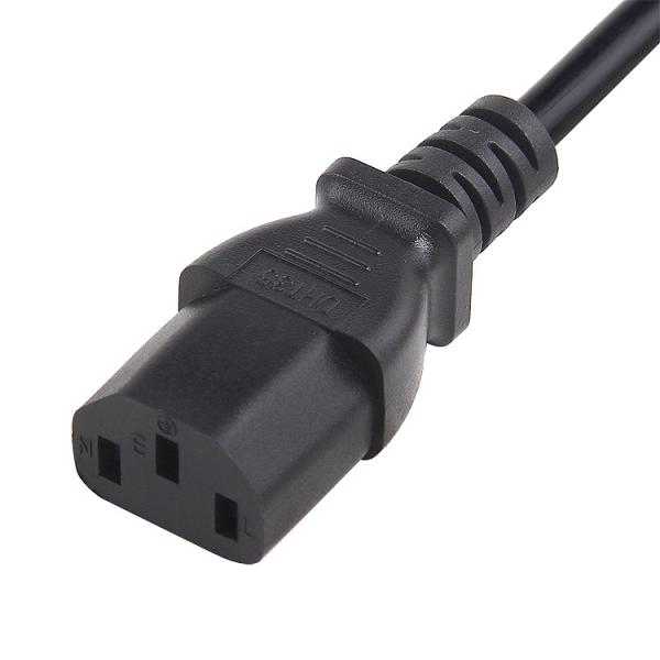 Quality US/Canada Approved NEMA 5-15P 3 Pin Prong Plug To C13 Plug US Power Cord for sale