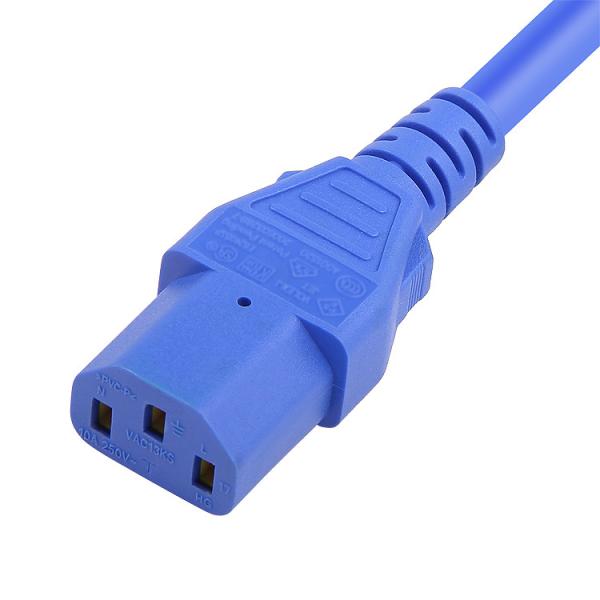 Quality C13 C14 Power Cable For Computer Extension Cord UL VDE IEC 1.2m 1.5m 1.8m for sale