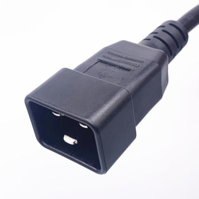 China C20 C21 Verlengstroomkabel UL-gecertificeerde op maat gemaakte kabelconnector Te koop